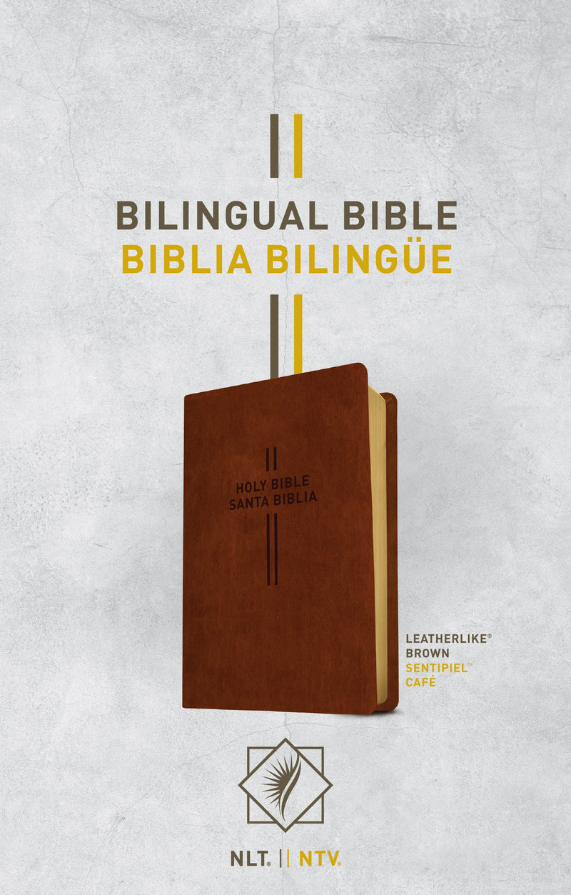 Span-NLT/NTV Bilingual Bible (Biblia Bilingue)-Brown LeatherLike