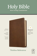 NLT Thinline Reference Bible/Filament Enabled Edition-Rustic Brown LeatherLike