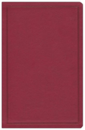 CSB Deluxe Gift Bible-Burgundy LeatherTouch