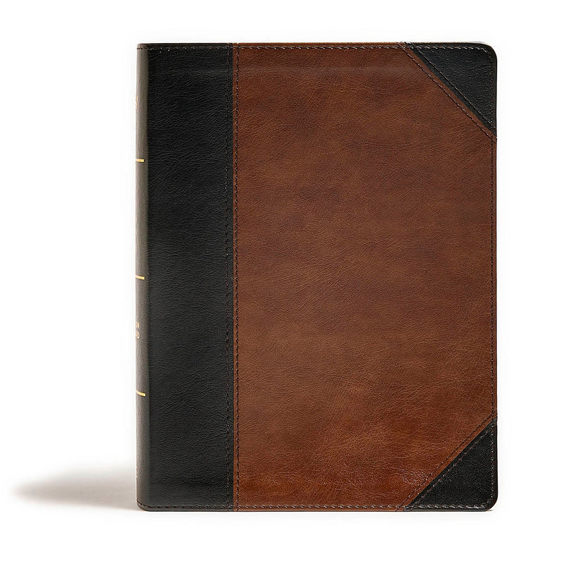 CSB Tony Evans Study Bible-Black/Brown LeatherTouch Indexed