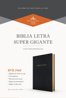 Span-RVR 1960 Super Giant Print Reference Bible (Biblia Letra Super Gigante con Referencias)-Black Imitation Leather