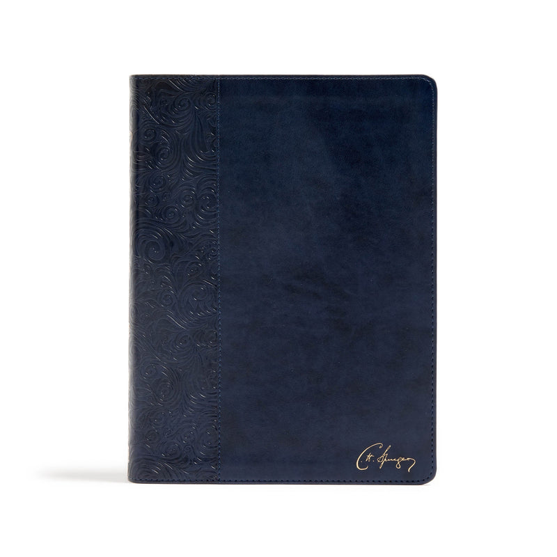 CSB Spurgeon Study Bible-Navy LeatherTouch