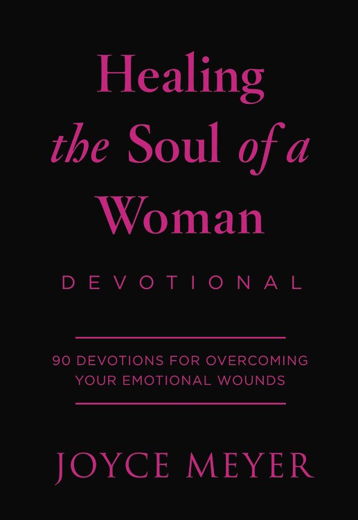 Healing The Soul Of A Woman Devotional-Black Imitation Leather