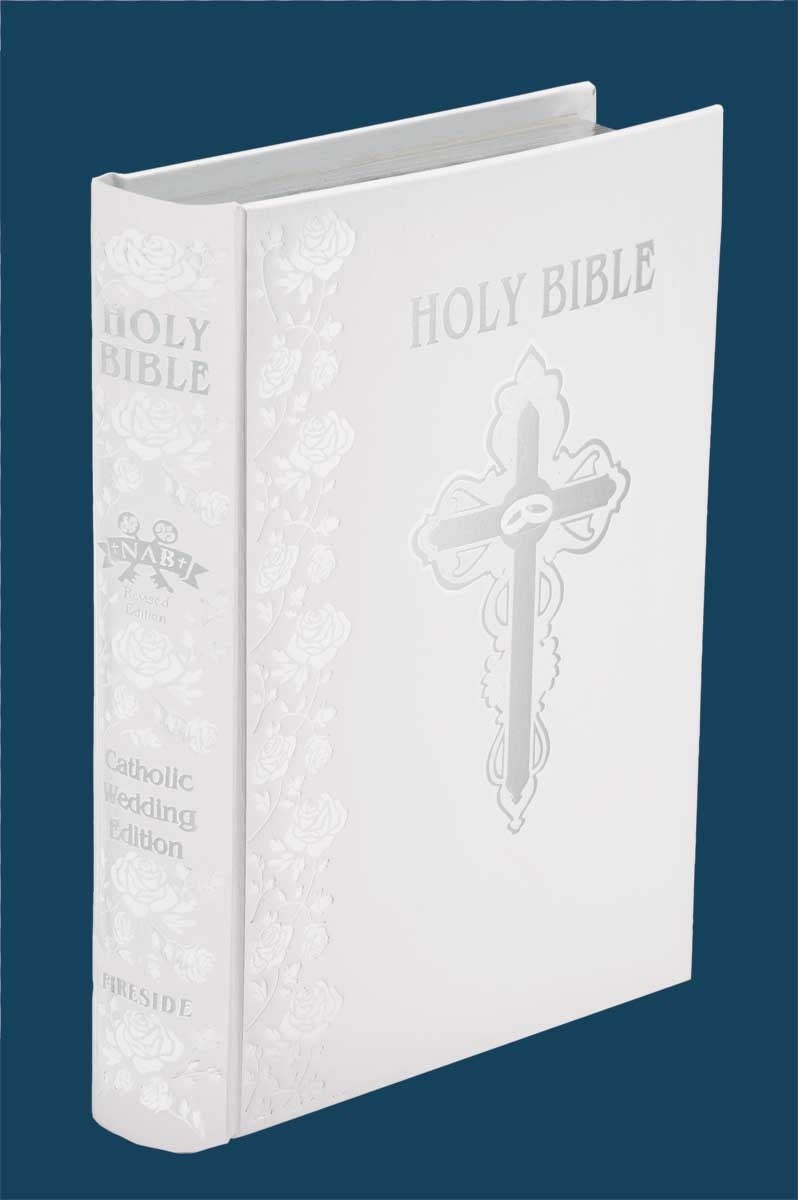 NABRE Catholic Wedding Bible-White Bonded Leather