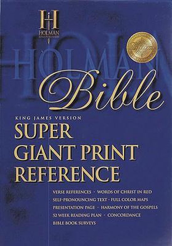 Super Giant Pr. Ref. Bible - Ind (Black)
