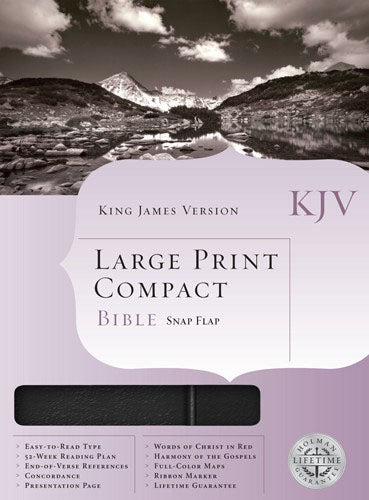 Compact LP Bible -Snap Flap-Black