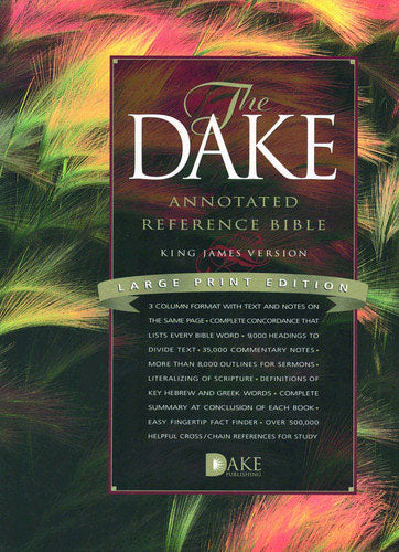 Dake Annotated Ref. Bible - LP - Black