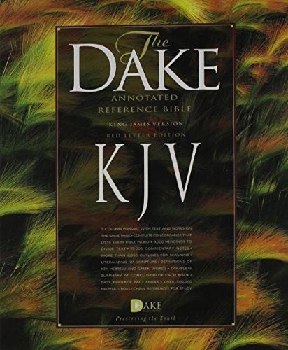 Dake Annotated Ref Bible - Burg