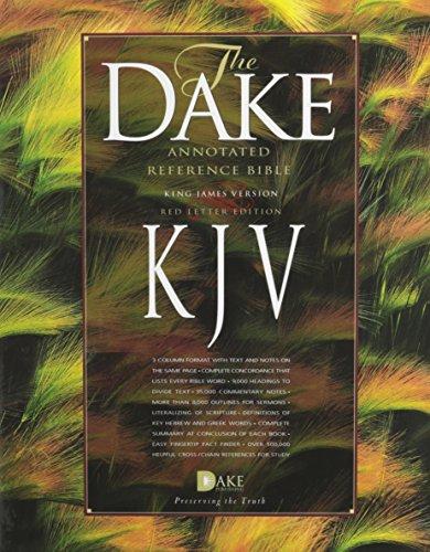 Dake Annotated Ref. Bible - Black