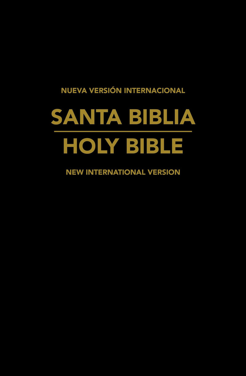 NVI/NIV Spanish-English Bilingual Bible (NVI/NIV Biblia Bilingue)-Black Imitation Leather
