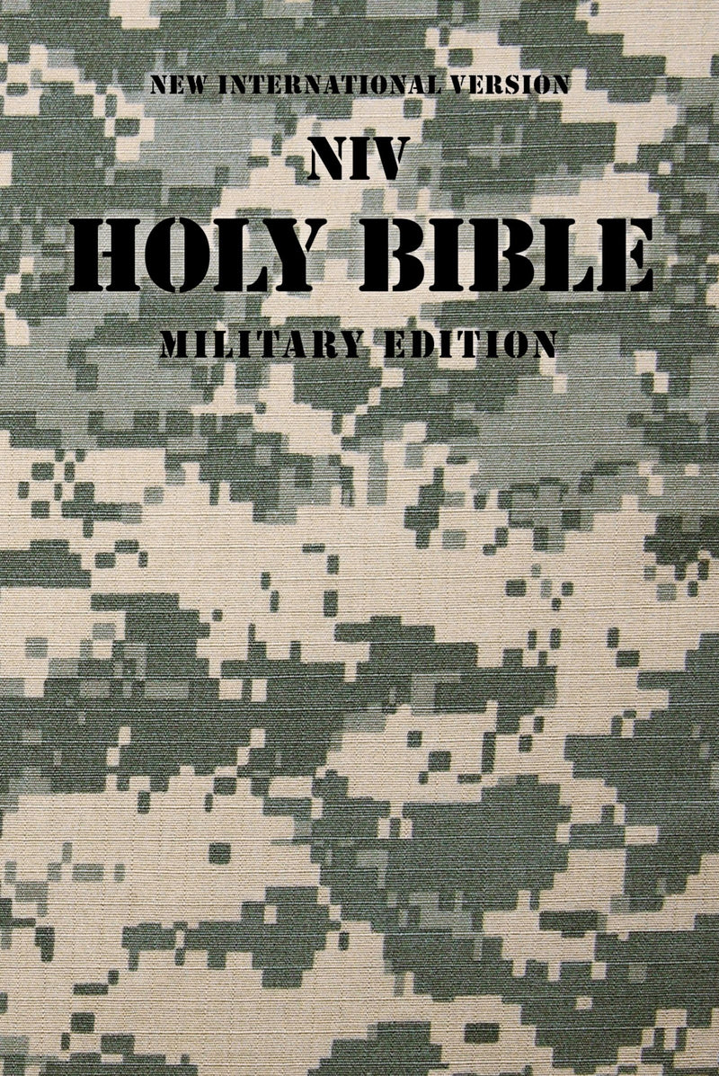NIV Holy Bible/Military Edition-Digi Camo Softcover