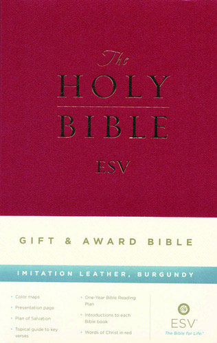 Gift & Award Bible -Burgundy