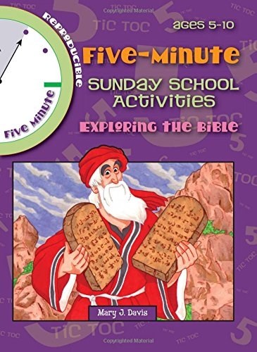 5 Minute Sunday School Activities: Exploring The Bible (Ages 5-10)