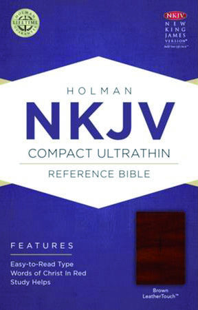 Compact UltraThin Reference Bible -Brown