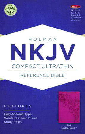 Compact UltraThin Reference Bible- Pink