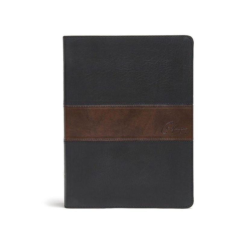 CSB Spurgeon Study Bible-Black/Brown LeatherTouch