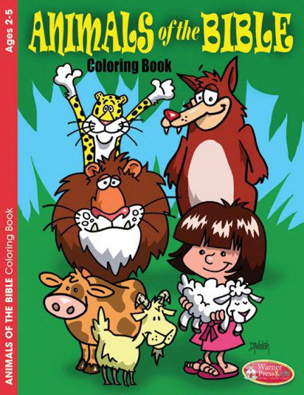 Animals Of the Bible Coloring Book (Ages 2-4)