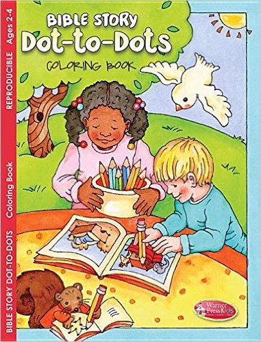 Bible Story Dot-To-Dots Coloring Book (Ages 2-4)