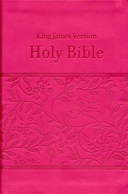 Deluxe Gift & Award Bible pink