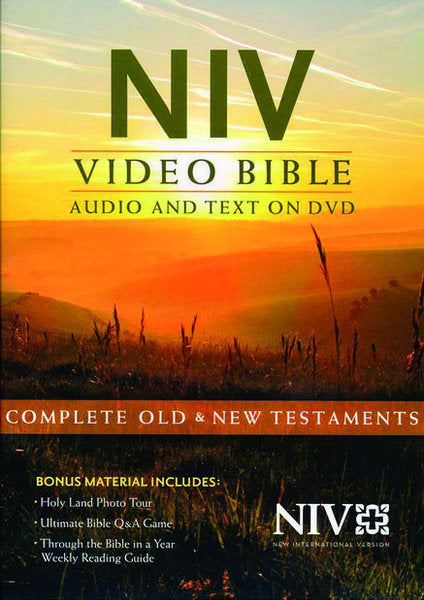 NIV Video Bible: Audio and Text on DVD