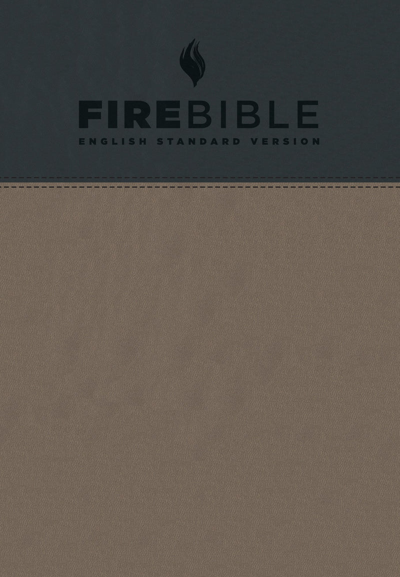 ESV Fire Bible-Gray/Slate Flexisoft 