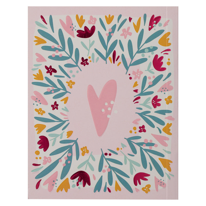 Pink Floral Softcover One-minute