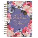 He Restores My Soul Purple - Psalm 23:3