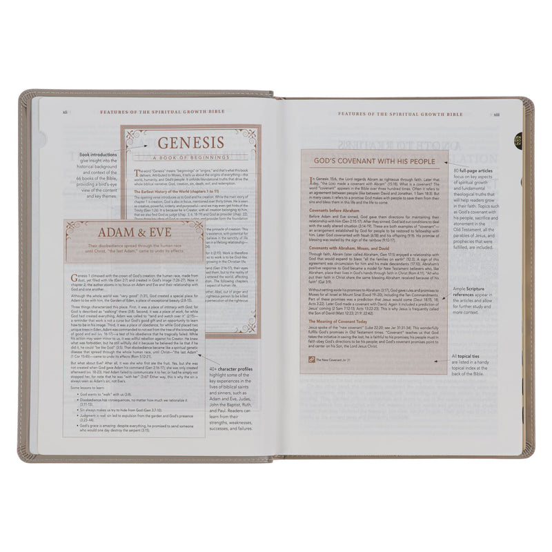 Spiritual Growth Bible Embroidered