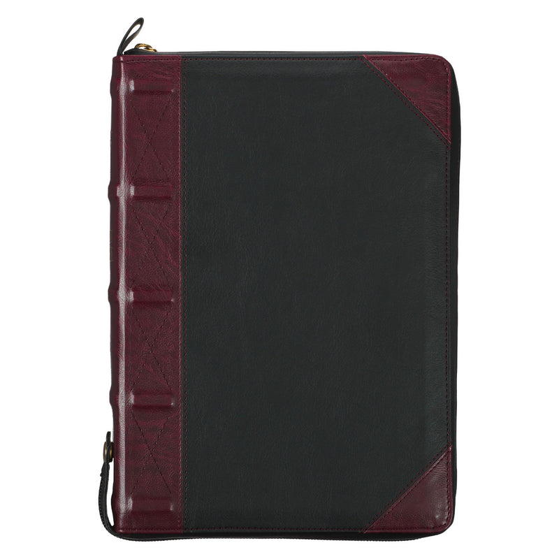 Burgundy and Black Study  Index and Zip