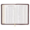 Espresso Brown Deluxe Cadeau Index Zip