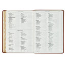 Honey-brown Full-size Giant Print Ind