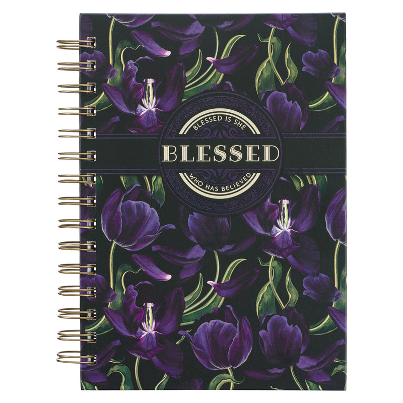 Blessed is She Purple Tulip - Luke 1:45