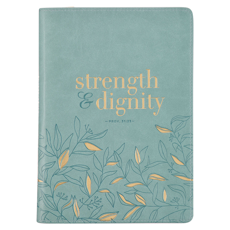 Strength and Dignity Misty Teal 