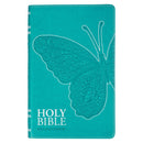 Teal Butterfly Faux Leather Gift Edition