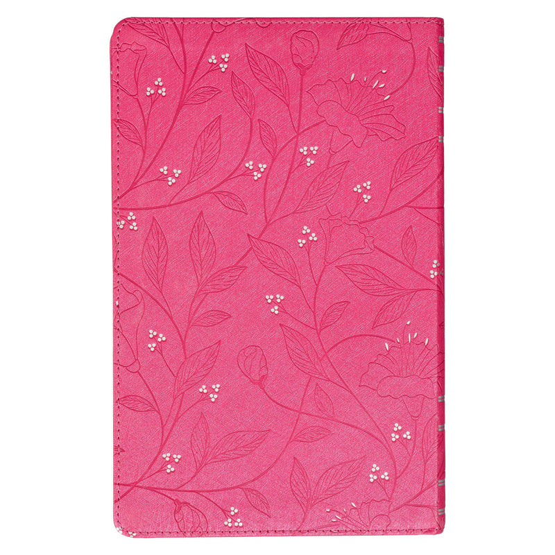 Pearlized Cherry Pink Faux Leather Gift