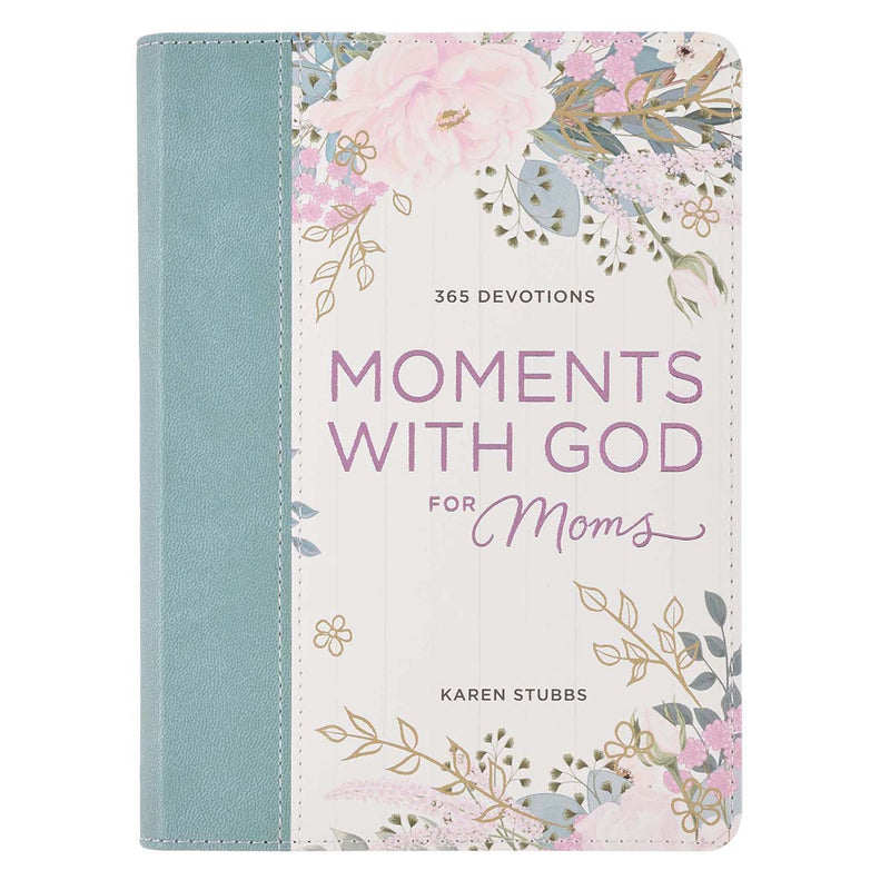 Moments With God For Moms Faux Leather