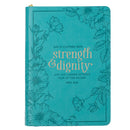 Strength & Dignity Teal Classic Zipper