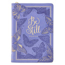 Be Still Purple Butterfly with zipper