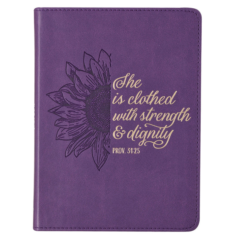 Strength & Dignity Purple Sunflower
