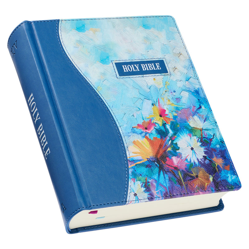 KJV Note-taking Bible Blue Hardcover 
