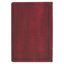 Burgundy Cross Large Print Thin Index