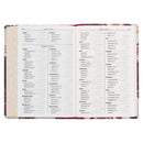 Black and Burgundy Floral LP Thin Index