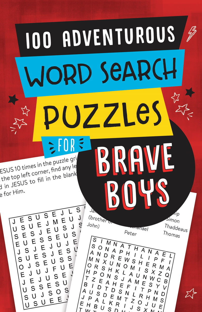 100 Adventurous Word Search Puzzles For Brave Boys