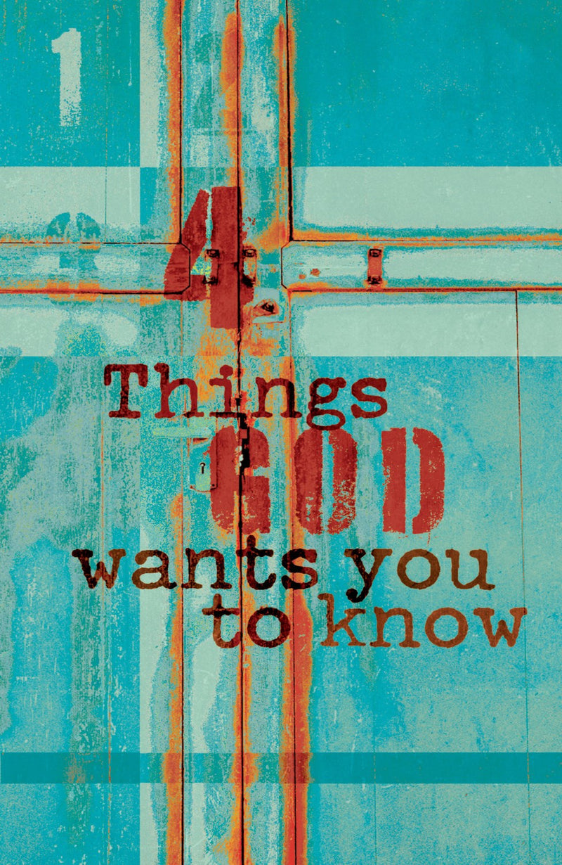 Tract-4 Things God Wants You To Know (KJV) (Pack Of 25)