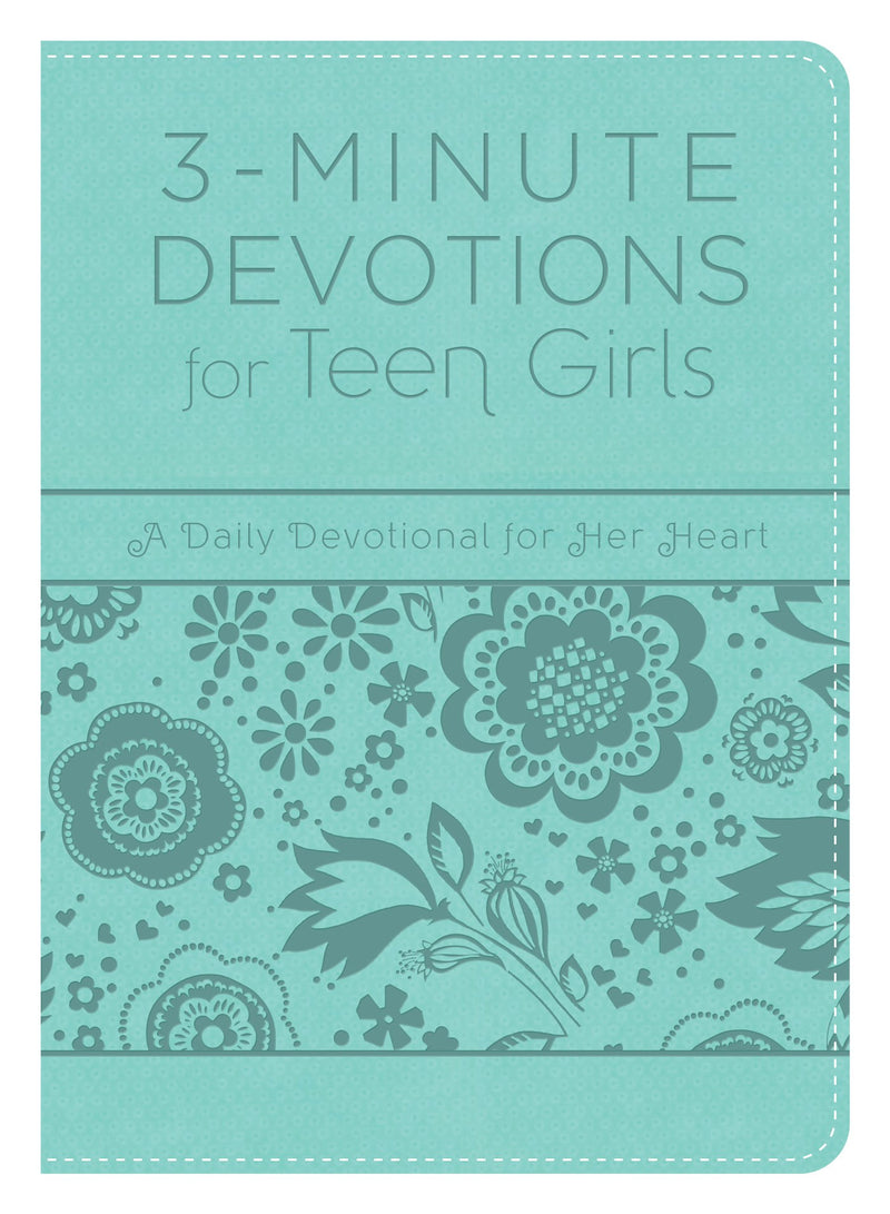 3-Minute Devotions For Teen Girls-Softcover 