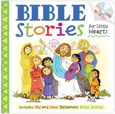 Bible Stories For Little Hearts w/CD