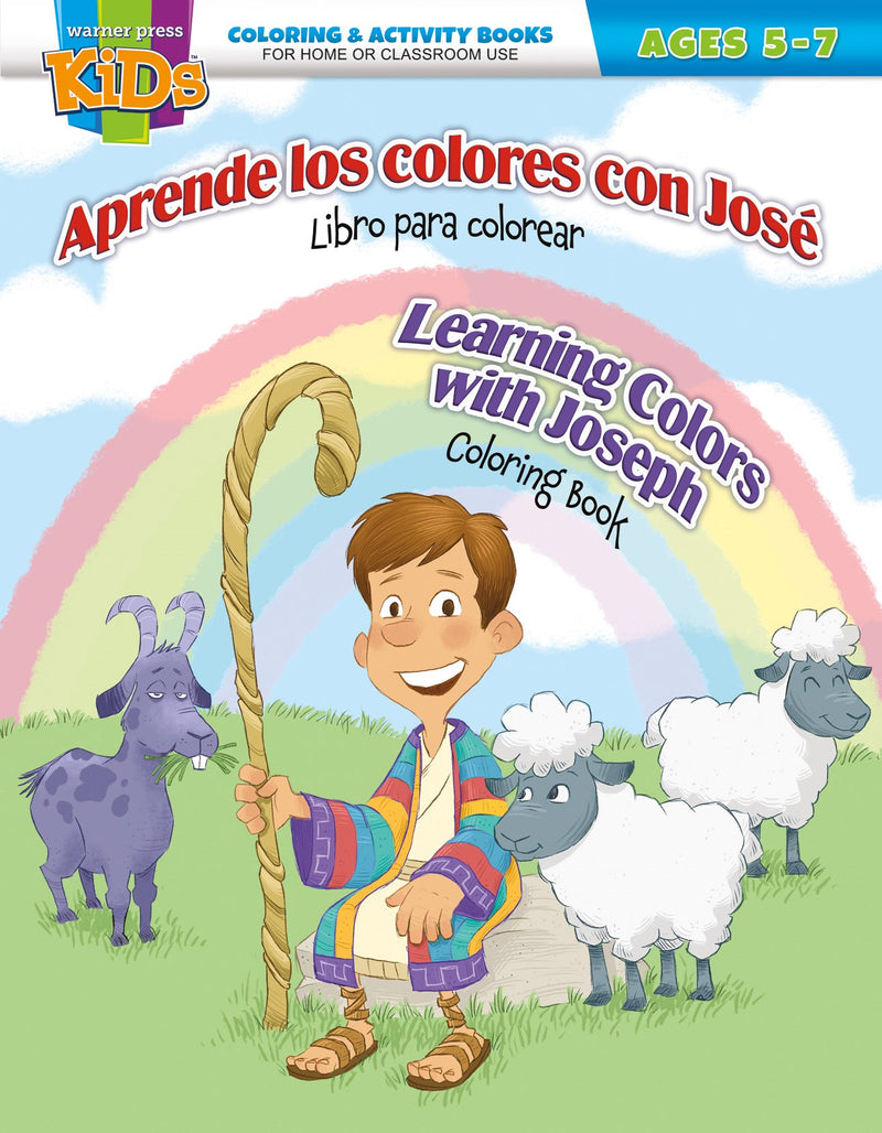Spanish/English Learning Colors With Joseph Coloring Activity Book (Ages 5-7)