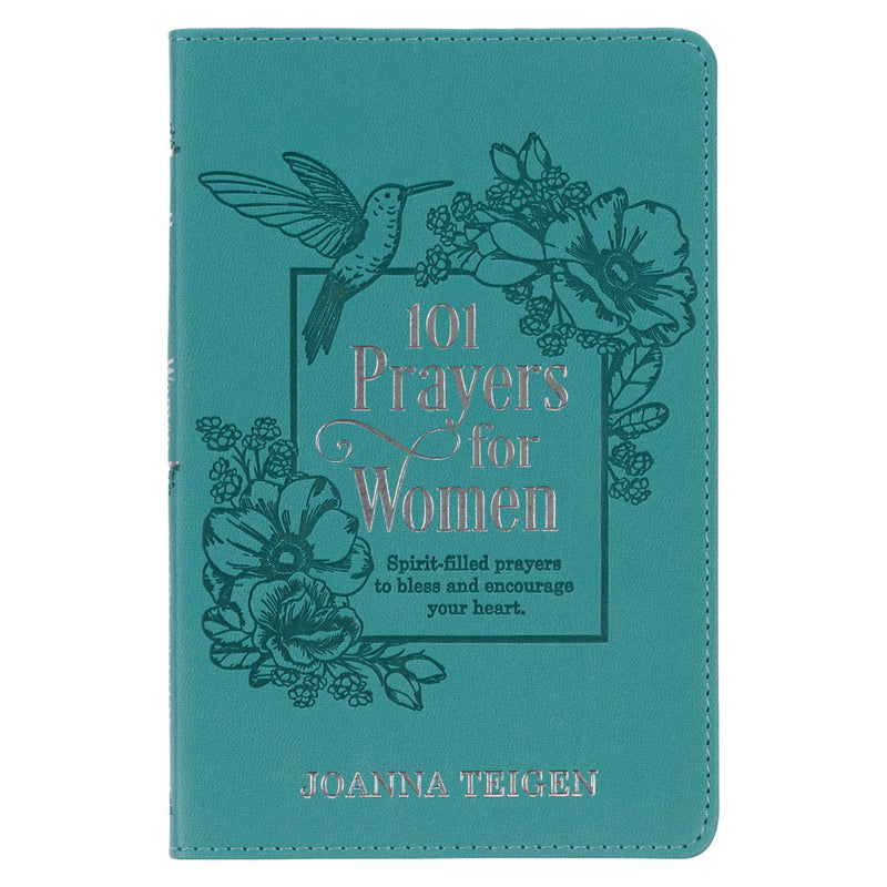 101 Prayers for Women Turq LuxLeather