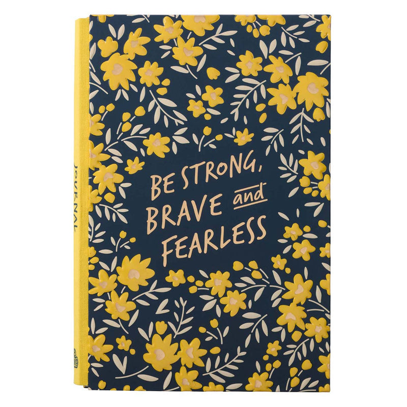 Strong Brave and Fearless Navy - Yellow