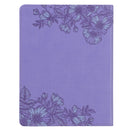 Sterk en moedig paars imitatieleer